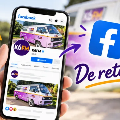 Après un piratage, le compte Facebook K6FM est de retour