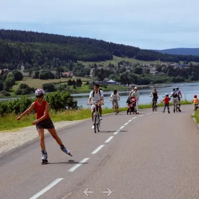 Journée sans voiture autour du lac de Saint-Point : 23 kilomètres...