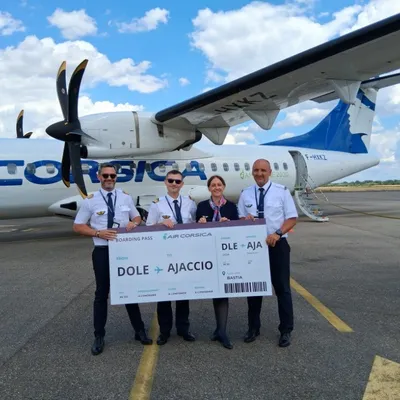 Une nouvelle ligne aérienne a ouvert entre Dole et Ajaccio pour...
