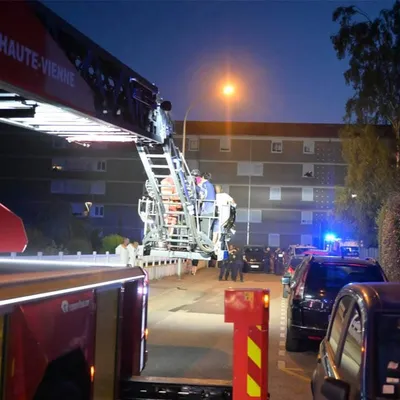 Limoges : 11 personnes intoxiquées dans un incendie