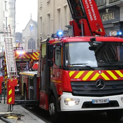 Un incendie à risque dans un appartement de Limoges