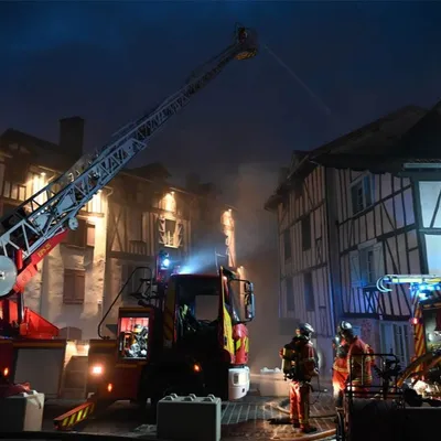 Incendie dans un immeuble du quartier historique de Limoges