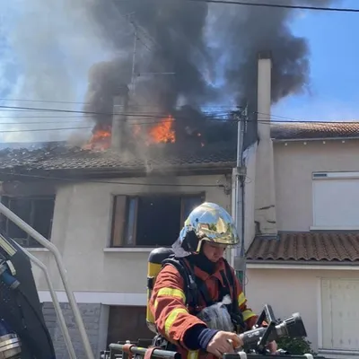 Un incendie détruit une maison à Limoges