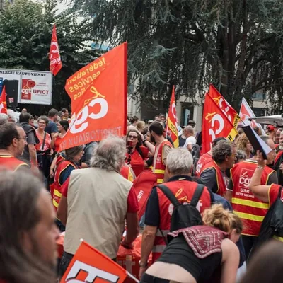 Limoges : grève de la fonction publique et mobilisation lycéenne 