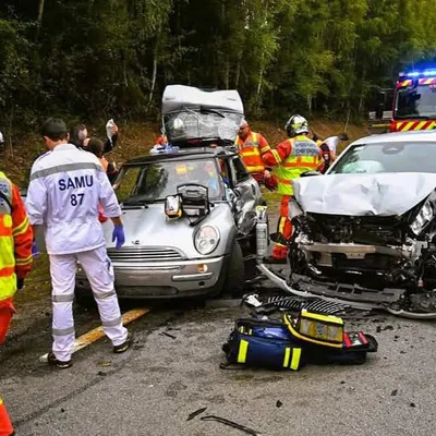 Grave accident sur la RN 520 à Couzeix : trois blessés, dont un grave