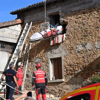 Saint-Junien : intervention spectaculaire des pompiers 