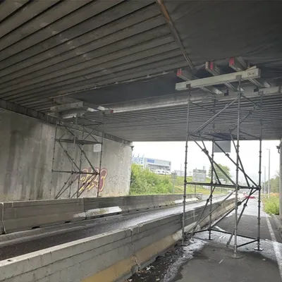 Les travaux reprennent sur le pont de l’A20 à Beaubreuil