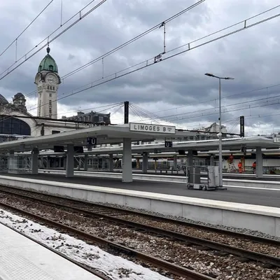 Travaux de mise en accessibilité des quais de la gare de Limoges