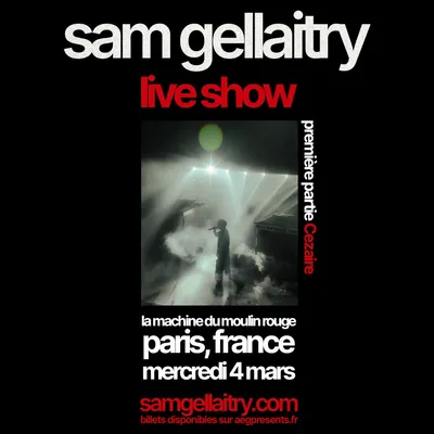 Gagne 2 places pour le concert de Sam Gellaitry à La Machine le 4...