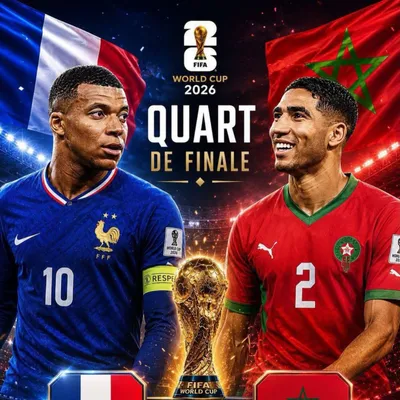France-Maroc en quarts de finale : Nancy s'enflamme pour une Fan...