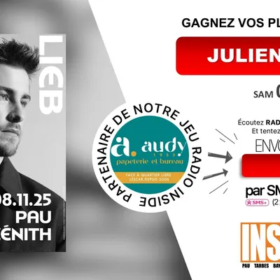 Gagnez vos invitations pour le concert de Julien Lieb au Zénith de...