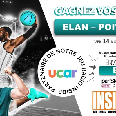 Gagnez vos invitations pour le match Elan VS Poitiers vendredi 14...