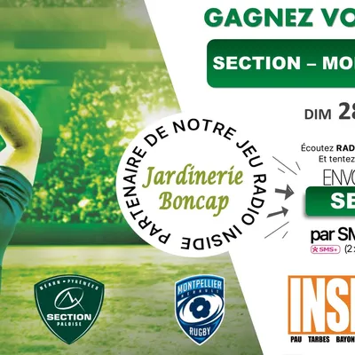 Gagnez vos invitations pour Section VS Montpellier ! 