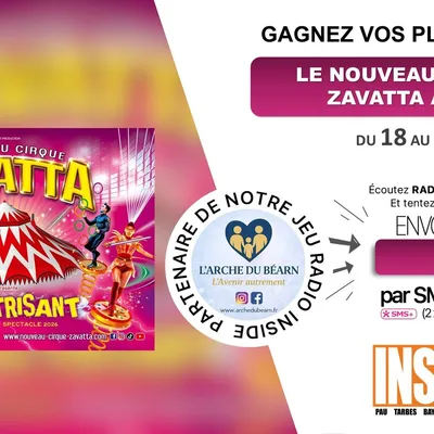 Gagnez vos invitations pour le Nouveau Cirque Zavatta à Pau !