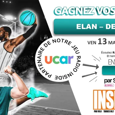 Gagnez vos invitations pour le prochain match de l'Elan Béarnais ! 
