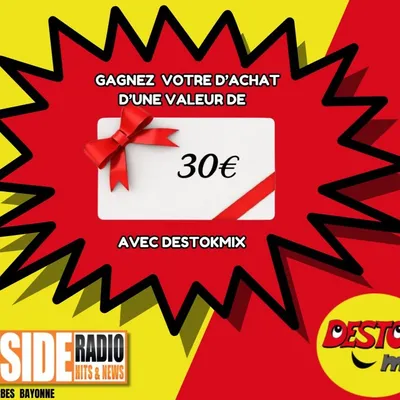 Gagnez votre bon d'achat d'une valeur de 30€ avec Destokmix à Lons !