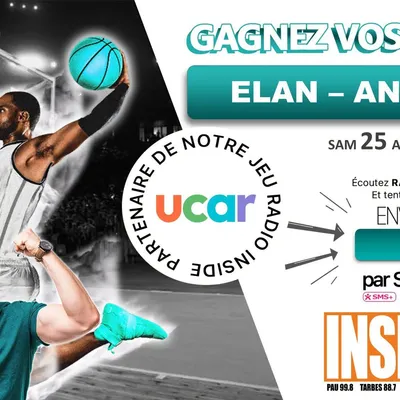 Gagnez vos places pour le match Elan Béarnais VS Antibes samedi 25...