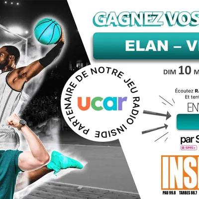 Gagnez vos invitations pour le match de l'Elan Béarnais contre...