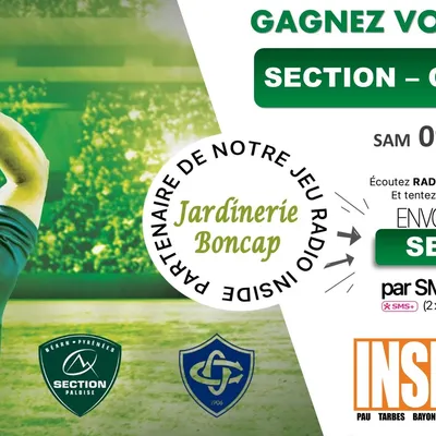 Gagnez vos invitations pour Section VS Castres ! 