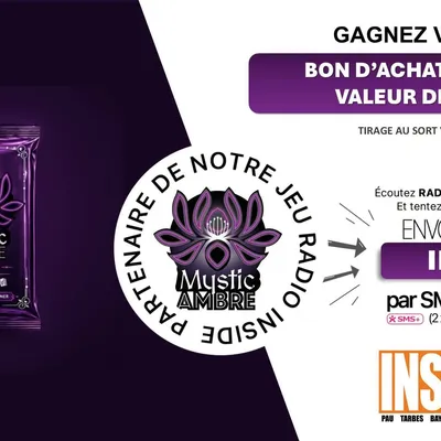 Gagnez votre bon d'achat d'une valeur de 50€ avec Mystic Ambre !
