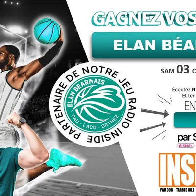 Gagnez vos places pour le prochain match de l'Elan Béarnais ! 