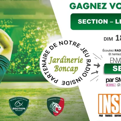 Gagnez vos invitations pour la Section Paloise ! 