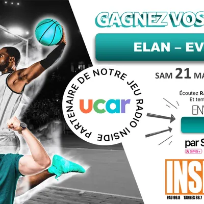Gagnez vos invitation pour le match Elan Béarnais VS Evreux ! 