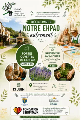 Portes ouvertes  de l'ehpad Gustave Pedoya et inauguration "la...