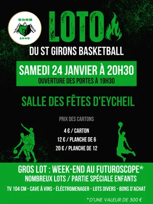Loto du basket de Saint Girons 