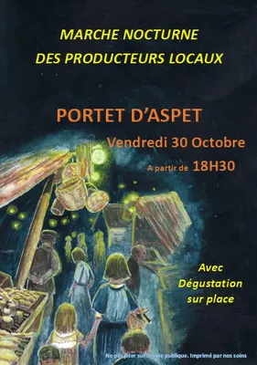 Marché Nocturne des producteurs Locaux à Portet d'Aspet