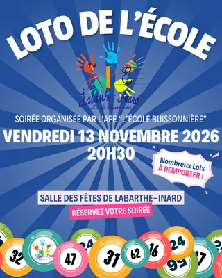 Loto de l'école de Labarthe-Inard