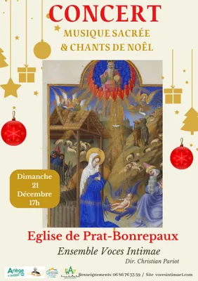 Musique sacrée et chants de Noël