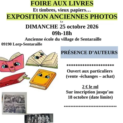 Lorp-Sentaraille : une foire aux livres et aux vieux papiers à...