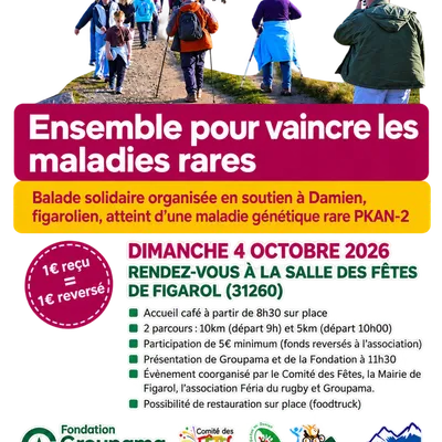 Figarol : une marche solidaire pour soutenir Damien, atteint d’une...