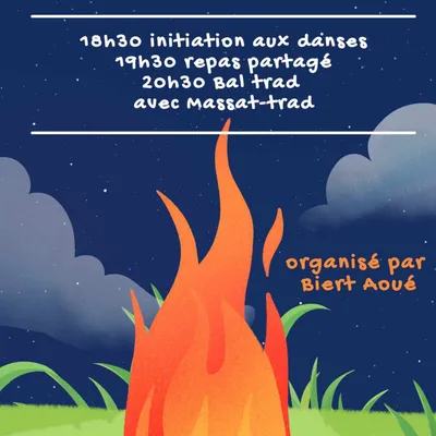 Biert : le feu de la Saint-Jean célébré en musique et en danse