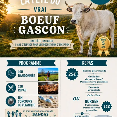 Cérizols : la Ferme de Montaigon met le bœuf gascon à l'honneur le...
