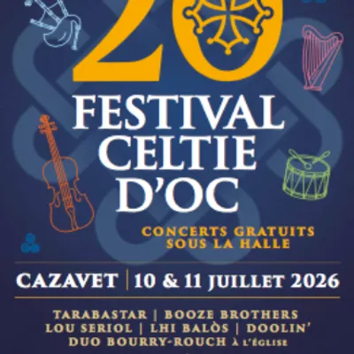 Cazavet : le Festival Celtie d’Oc célèbre sa 20e édition les 10 et...