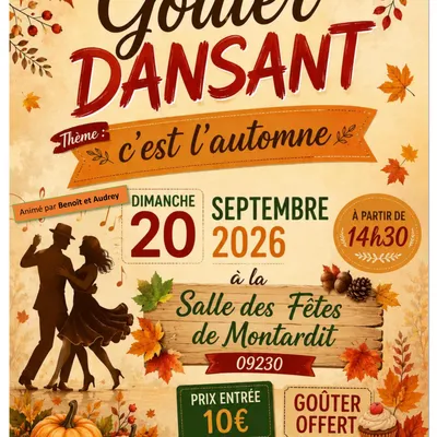 Montardit : un goûter dansant aux couleurs de l’automne le 20...