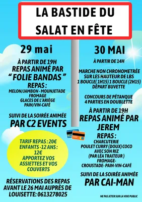 La Bastide-du-Salat en fête : deux jours d’animations et de...