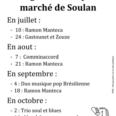 Soulan : le petit marché donne rendez-vous un vendredi sur deux...