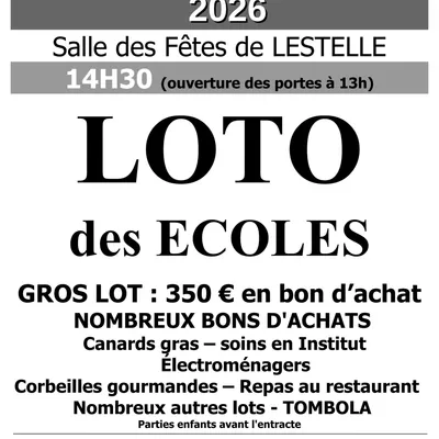 Loto des écoles du RPI Lestelle - Montsaunès