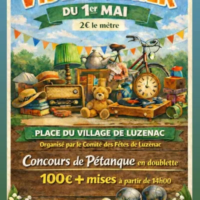Luzenac : le vide-grenier du 1er mai fait son grand retour sur la...
