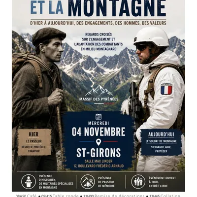 Saint-Girons : une rencontre autour du combattant et de la montagne...
