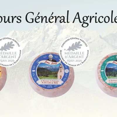 Trois médailles au Concours Général Agricole pour la fromagerie...