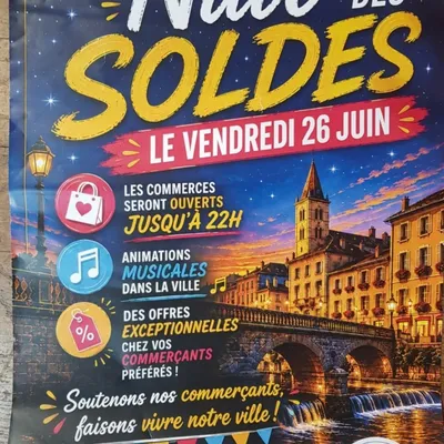 Saint-Girons : la Nuit des Soldes animera le centre-ville le 26 juin