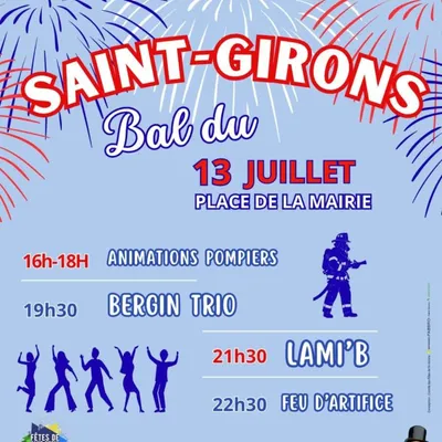 Saint-Girons : le bal du 13 juillet promet une soirée festive