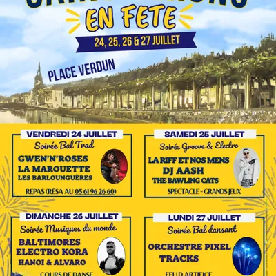 Saint-Girons : quatre jours de fête au cœur de la ville du 24 au 27...