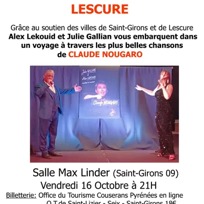 Saint-Girons : un voyage dans les chansons de Claude Nougaro au...