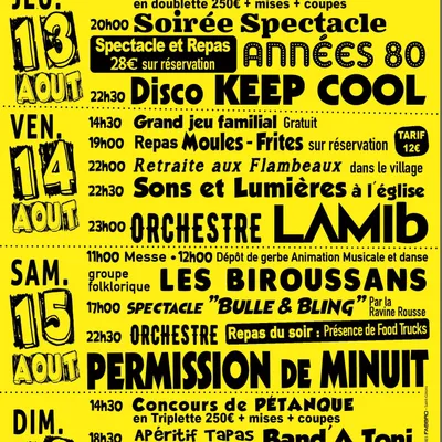 Sentein en fête 2026 : quatre jours d'animations, de concerts et de...
