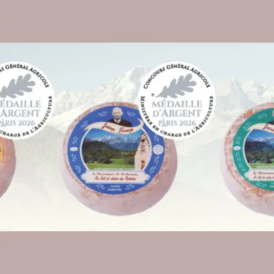 Trois médailles au Concours Général Agricole 2026 pour les fromages...